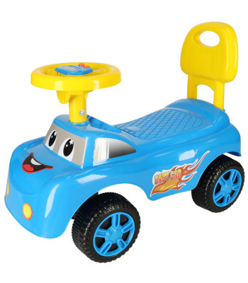 Stūmamais auto bērniem ar skaņām - Smaids, zils