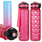 Ūdens pudeles baloniņš 1l rozā krāsā