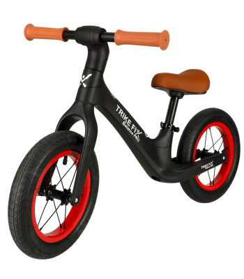 Bērnu līdzsvara velosipēds Trike Fix Balance PRO, melns