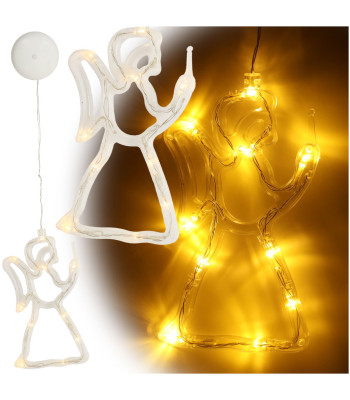 LED Ziemassvētku Dekorācija Eņģelis 49cm 10 LED