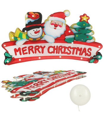 LED lampiņa Ziemassvētku rotājums Merry Christmas 45cm
