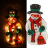 Ziemassvētku LED lampiņa sniegavīrs 45cm