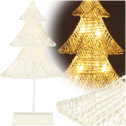 Ziemassvētku dekors stāvoša eglīte 39 cm ar 10 LED gaismiņām