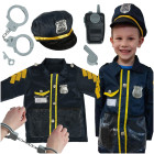 Karnevāla tērps policists ar piederumiem, 3-8 gadi