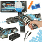 Ūdens pistole zila gēla lodīšu pistole ar USB akumulatoru darbināma 550 gab. 7-8 mm