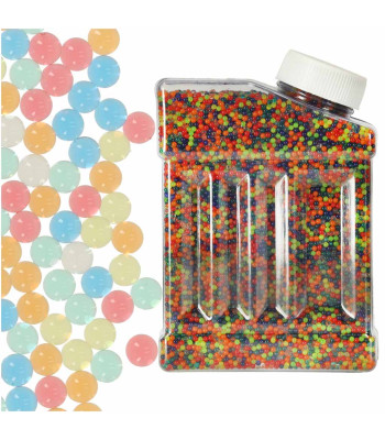 Hidrogēla Lodītes Ūdens Pistolei Krāsainas 250g 50000gab. 7-8mm
