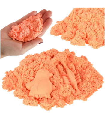 Kinētiskais smilšu maisiņš 1kg oranžs