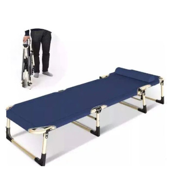 Saliekamā tūrisma gulta Kanādietis 193 cm zils
