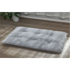 Suņu un kaķu gulta spilvens 115 x 80 cm pelēks