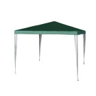 Dārza paviljons zaļš 2,5 x 2,5 m