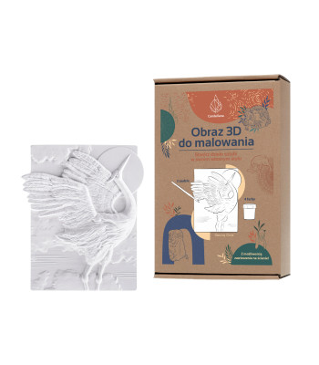 CANDELLANA 3D GIPSA KRĀSU KOMPLEKTS AR CELTNI