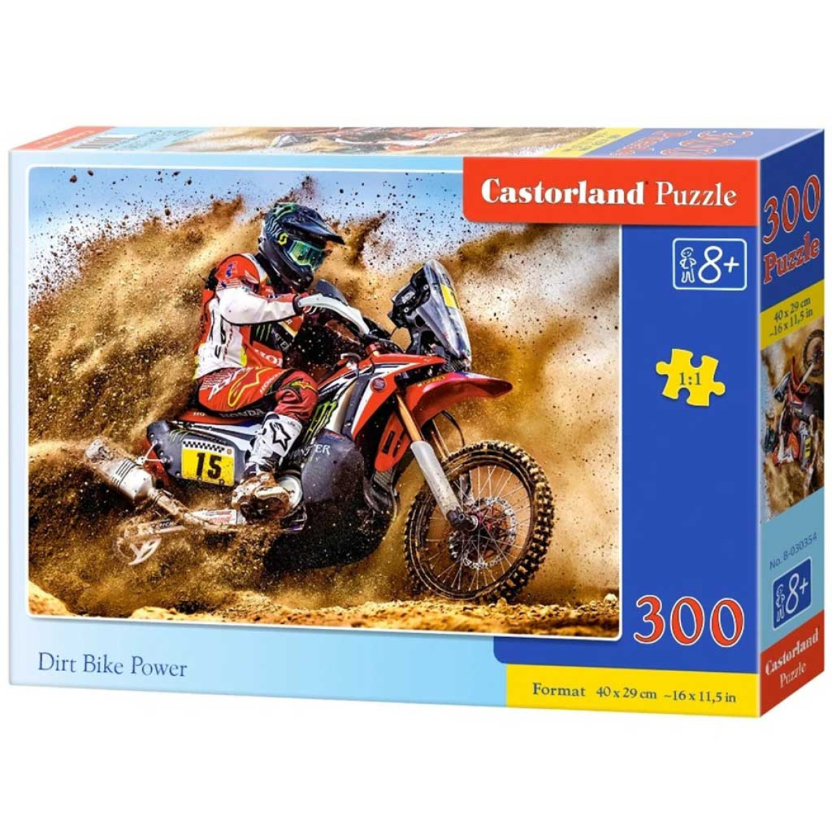 Castorland Puzzle 260 Gabaliņi. Dirt Bike Power