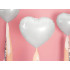 Balons Folija Sirds 45cm, Balts Krāsa