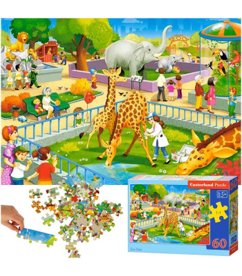 Castorland Puzzle 60 el. Zoo apmeklējums