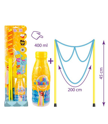 Burbuļu komplekts Brilles ar 400 ml šķidruma