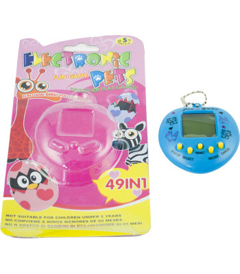 Rotaļlieta Tamagotchi elektroniskā spēle 49in1 Blue