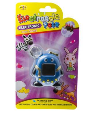 Elektroniskais mājdzīvnieks Tamagotchi - zils pingvīns