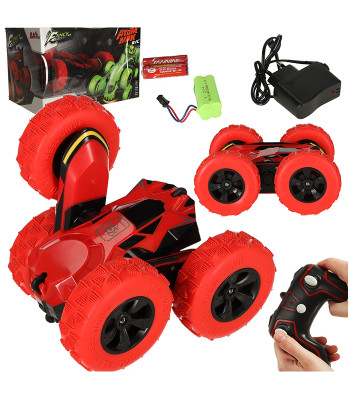 Tālvadības RC mašīna Stunt Car Akrobāts Sarkanā krāsā