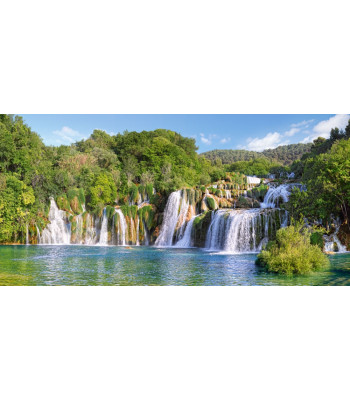 Castorland Puzzle 4000 Gabali - Krka Ūdenskritumi, Horvātija