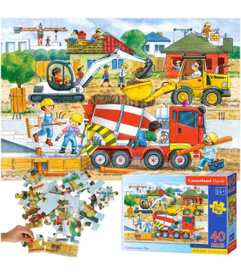 CASTORLANDPUZZLE 40EL. MAXI BŪVLAPA PUZZLE