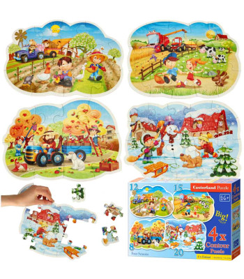 CASTORLANDPUZZLE 4W1 Četras Sezonas