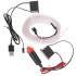 LED Apkārtējā apgaismojuma lente automašīnai USB 12V 5m balta