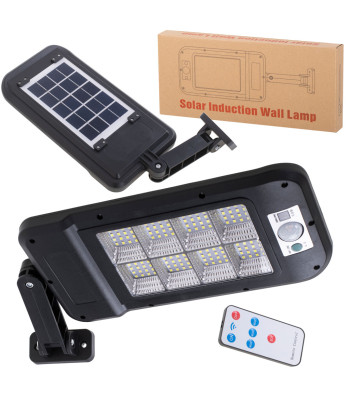 Saules lampa ar 128 LED un tālvadības pulti