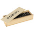 Koka Domino Klucīšu Spēle Ģimenei + Kaste