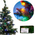 LED gaismas ķēde 10m 100 LED krāsains
