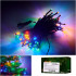 LED gaismas ķēde 10m 100 LED krāsains