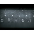 Lampas LED Aizkars Brieži 2,5M 138LED Auksti Balts