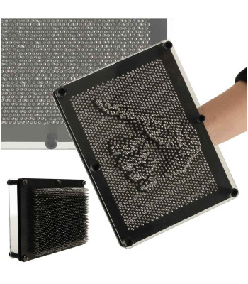 3D Pin Art Dēlis XXL Sudrabs