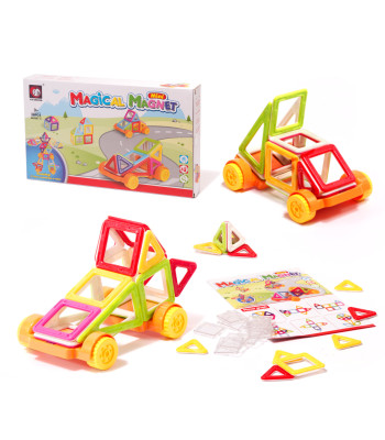 KLOCKI MAGNETYCZNE MINI MAGICAL MAGNET 38 EL. MO32B-2