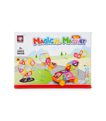 Magnetiskās klucīši Mini Magical Magnet 68 gab.