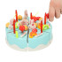 Torte griešanai 75 daļas zila