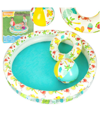 BESTWAY 51124 baseins bumba aplis baseins 122CM