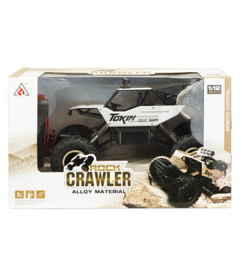 RC Auto Rock Crawler 4WD 1:12 Sudraba