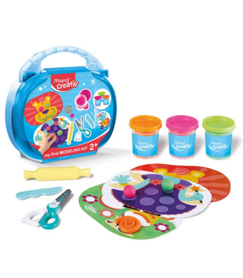 Kreatīvais komplekts ar plastilīna lauvu čemodānā