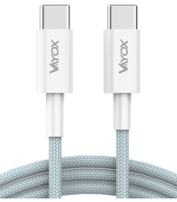 USB-C - USB-C kabelis 65W 3A 1m premium line VA0105 Vayox