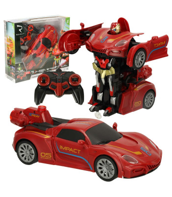 Tālvadības auto Transformers Revolt pārveidojošs robots sacīkšu auto