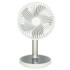 Bezvadu galda ventilators 30cm balts