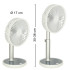 Bezvadu galda ventilators 30cm balts