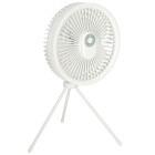 Bezvadu Galda Ventilators Balts