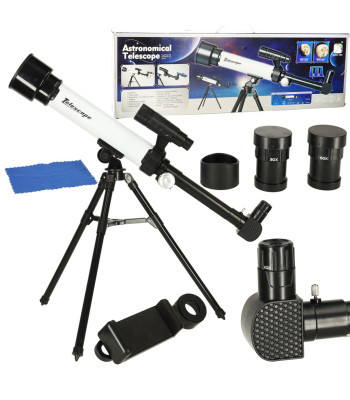 Astronomijas teleskops ar statīvu bērniem