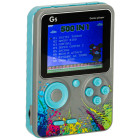 Mini retro pārnēsājamā spēļu konsole pelēka
