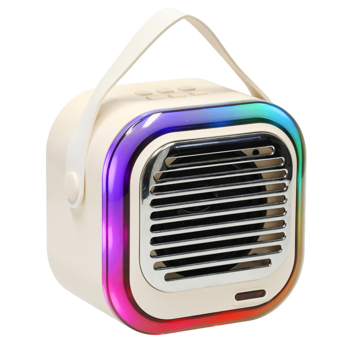 Krēmveida karaoke skaļrunis USB Bluetooth