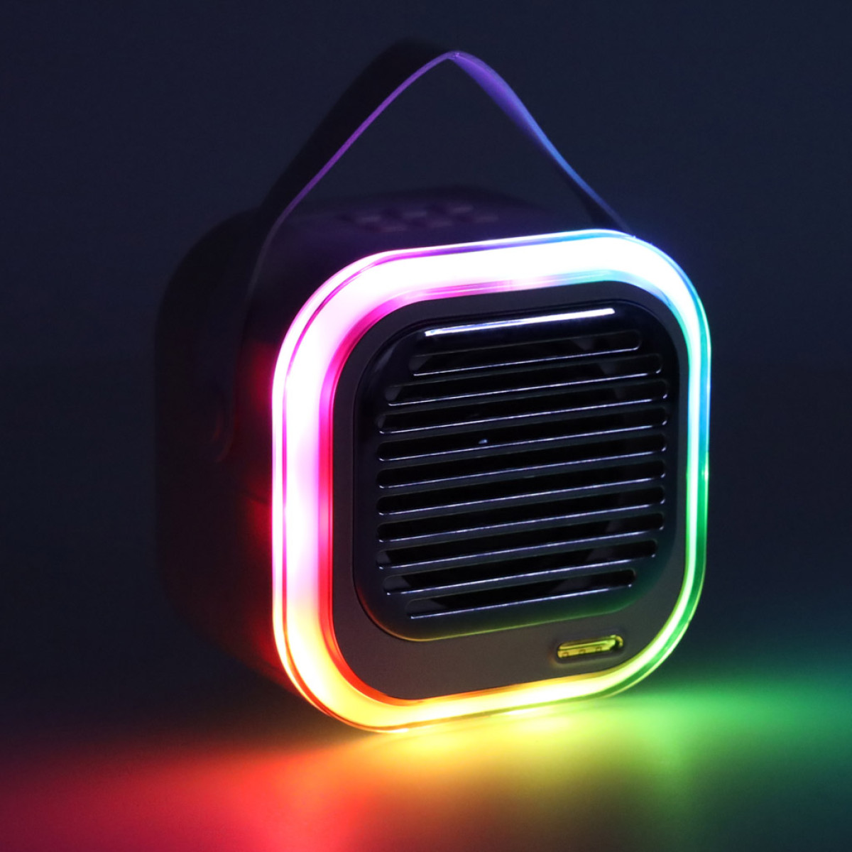 Krēmveida karaoke skaļrunis USB Bluetooth
