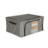 Gultasveļas un apģērbu organizators ar rāvējslēdzēju un metāla balstu, 22 l, 39 cm x 29 cm x 19,5 cm