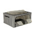 Gultasveļas un apģērbu organizators ar rāvējslēdzēju un metāla balstu, 22 l, 39 cm x 29 cm x 19,5 cm