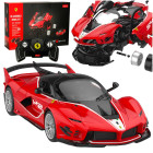 Tālvadības automašīna Rastar Ferrari, salikšanas komplekts 96900 1:18